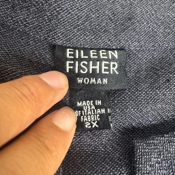 Eileen Fisher Italian Fabric Blouse - Picture 3 of 7